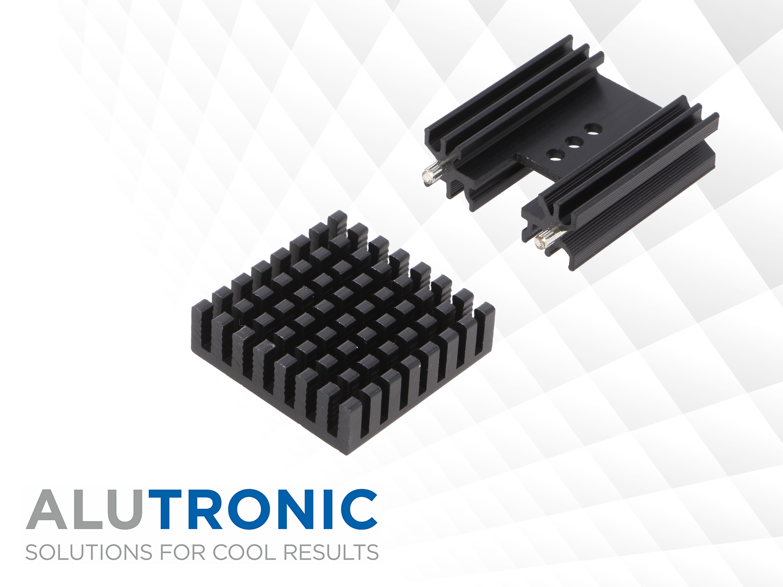 Alutronic radiators for electronic components