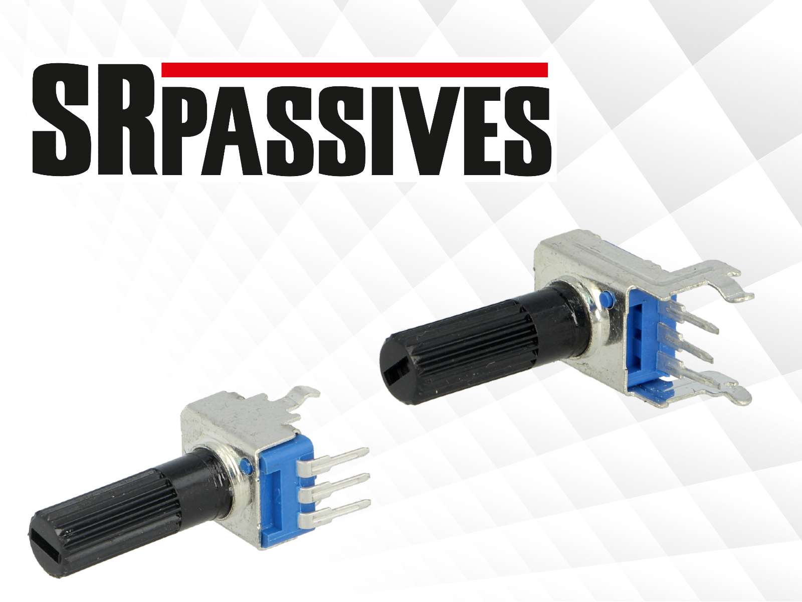 Shaft potentiometers by SR Passives