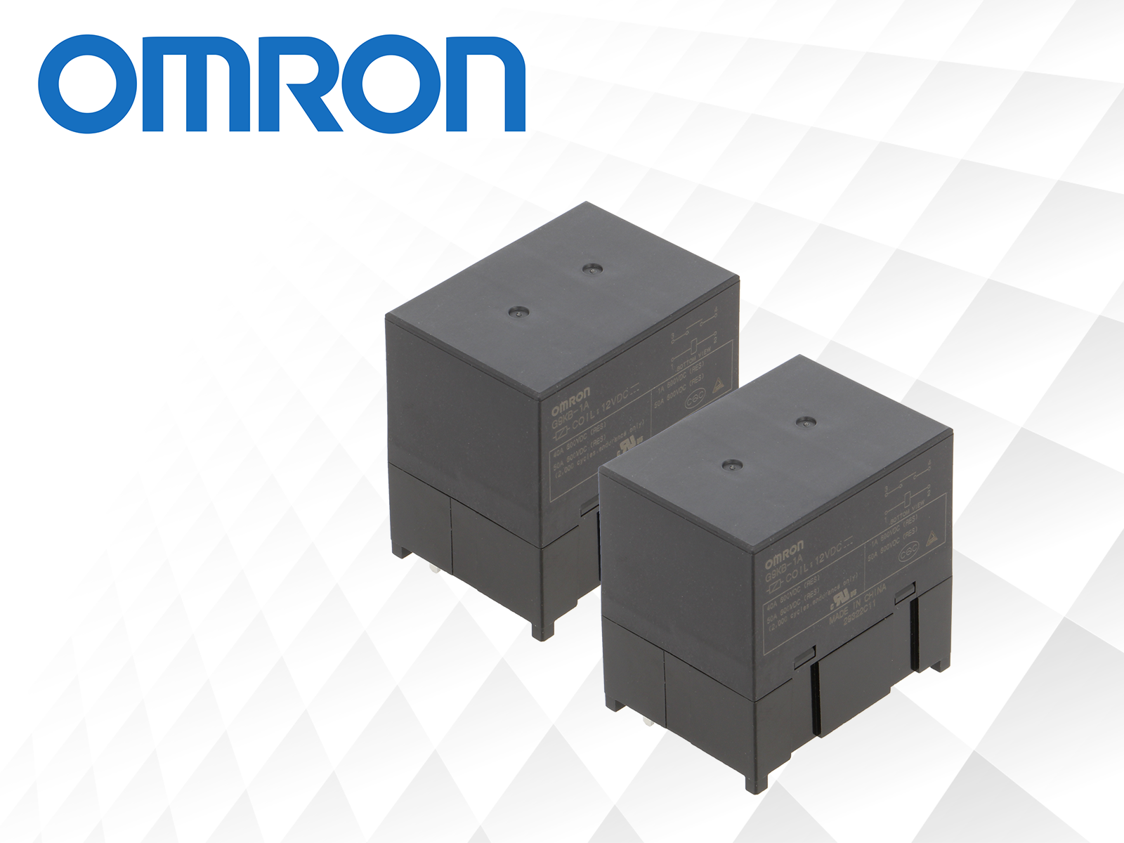 Compact power relays by Omron