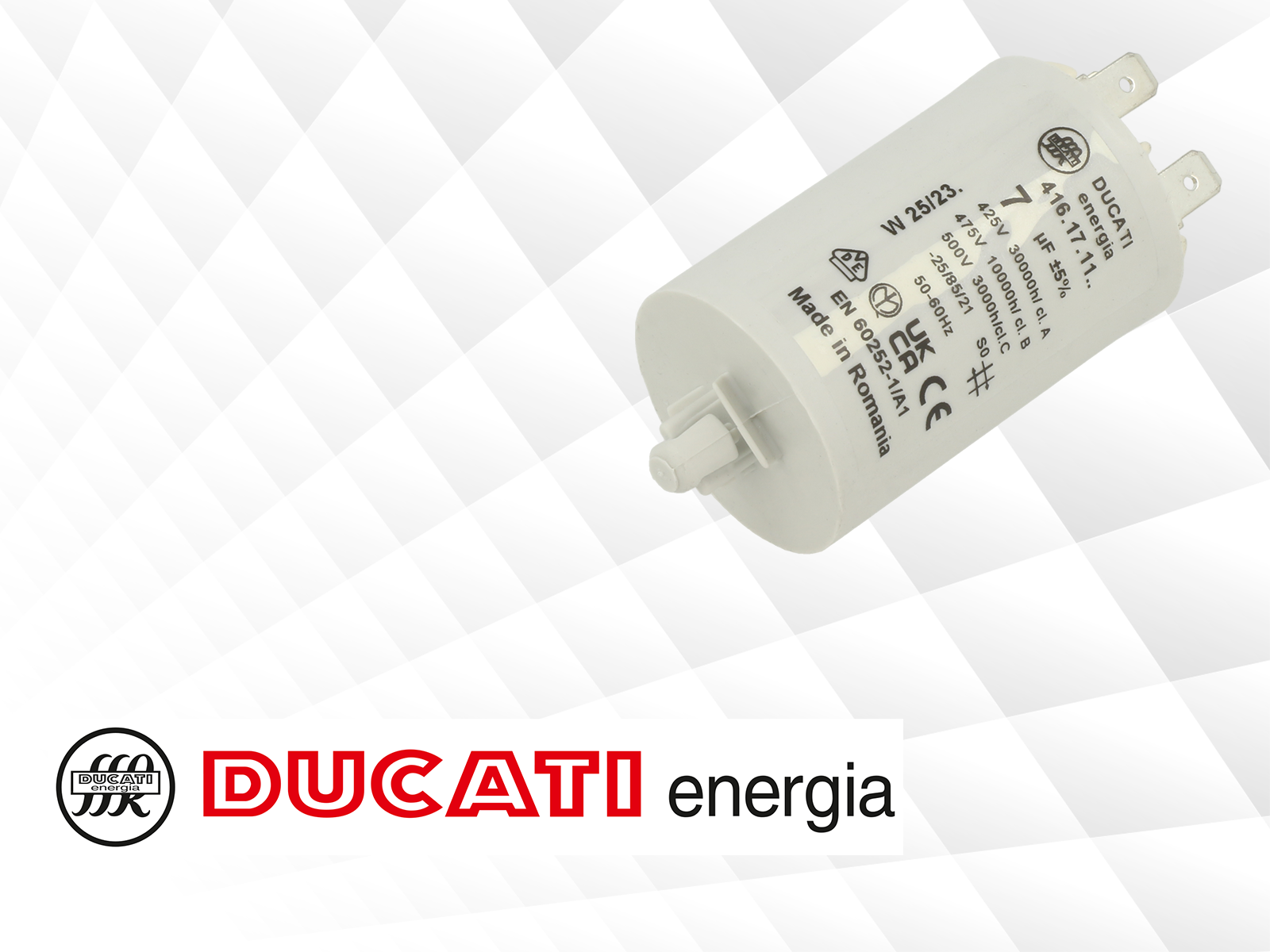 Motor capacitors by DUCATI Energia