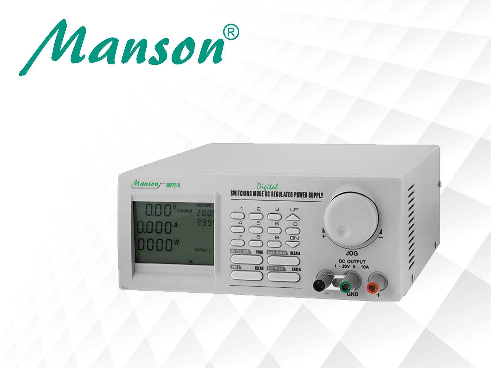 Manson SDP-2210 programmable laboratory power supply