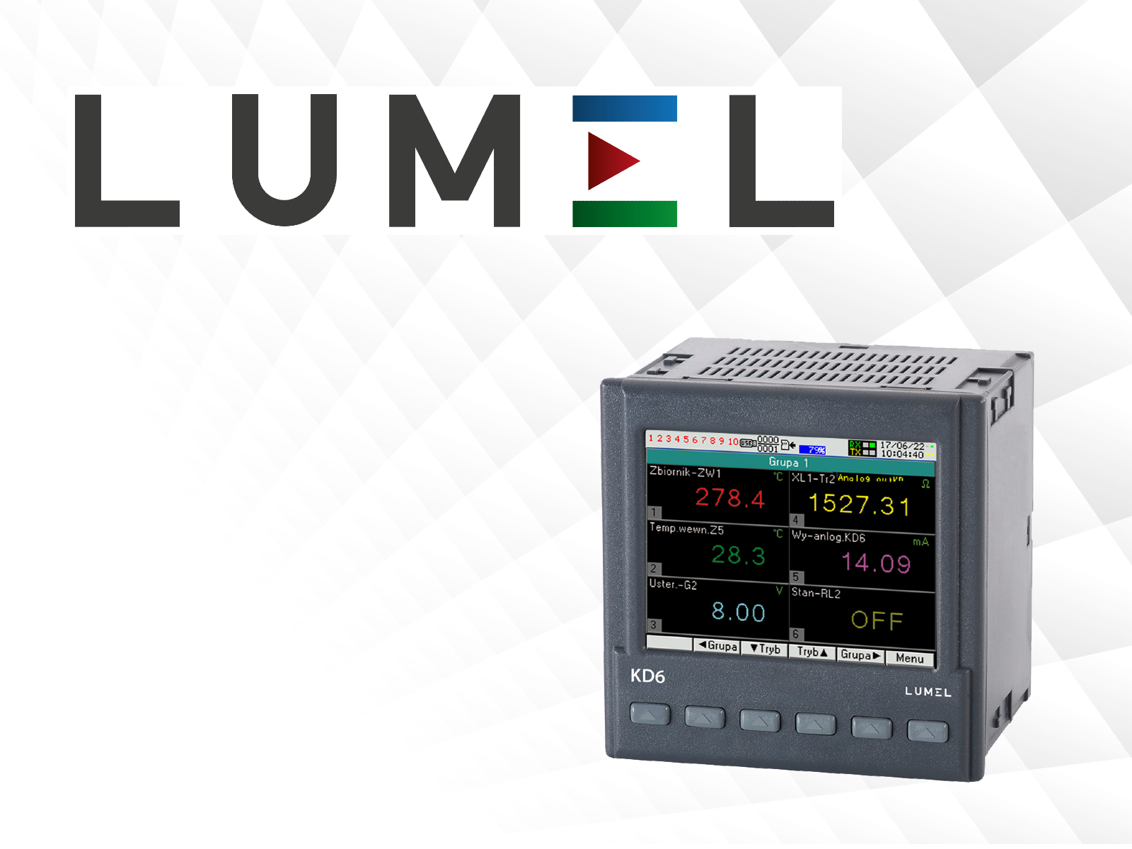 KD6 screen recorders from Lumel