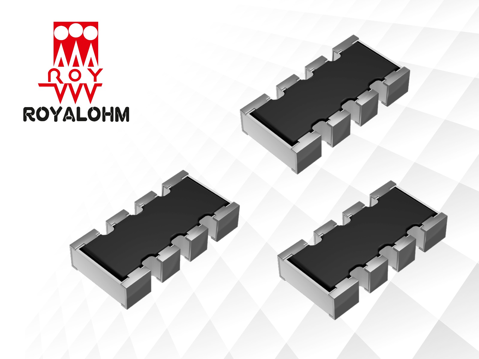 SMD chip resistor array by Royal OHM