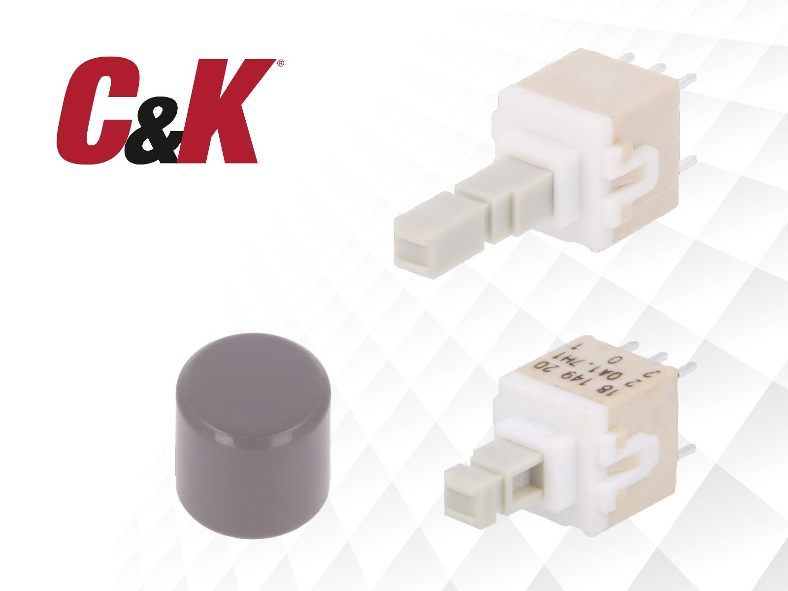 High-quality PVA-series key switches by C&K