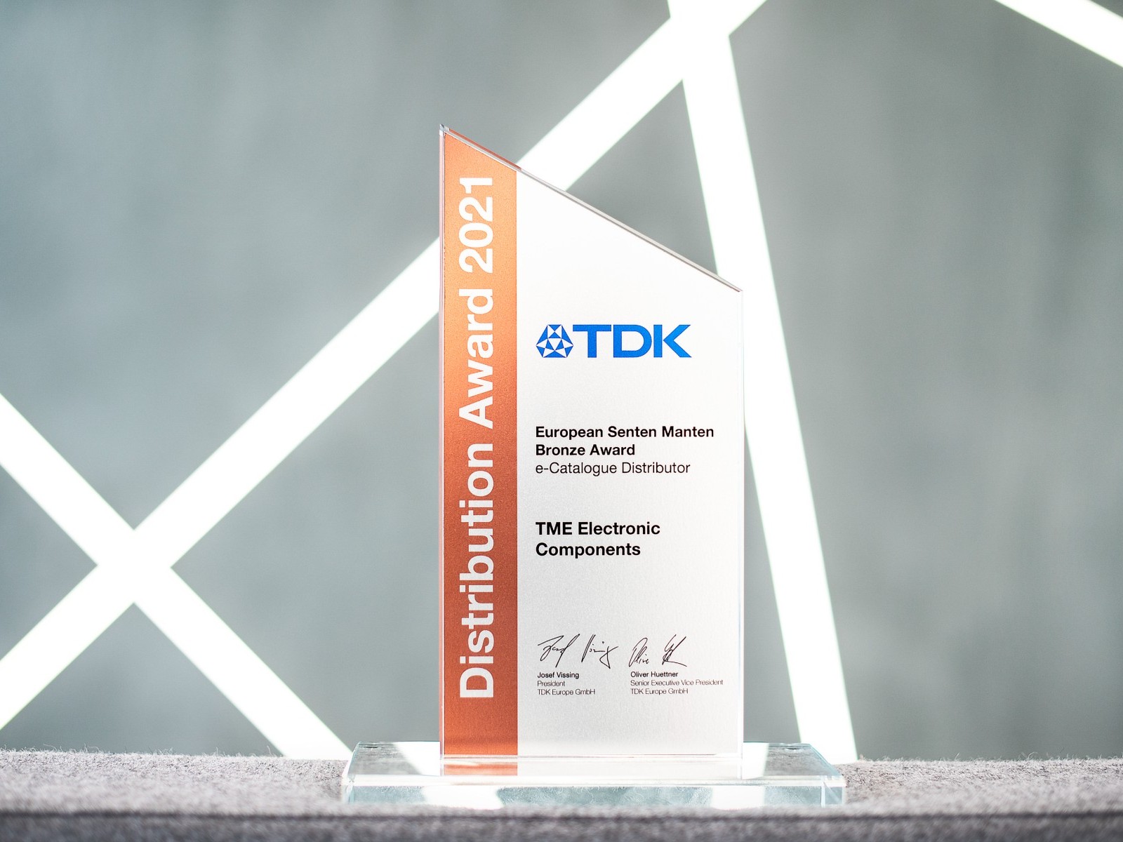 TME receives TDK Award