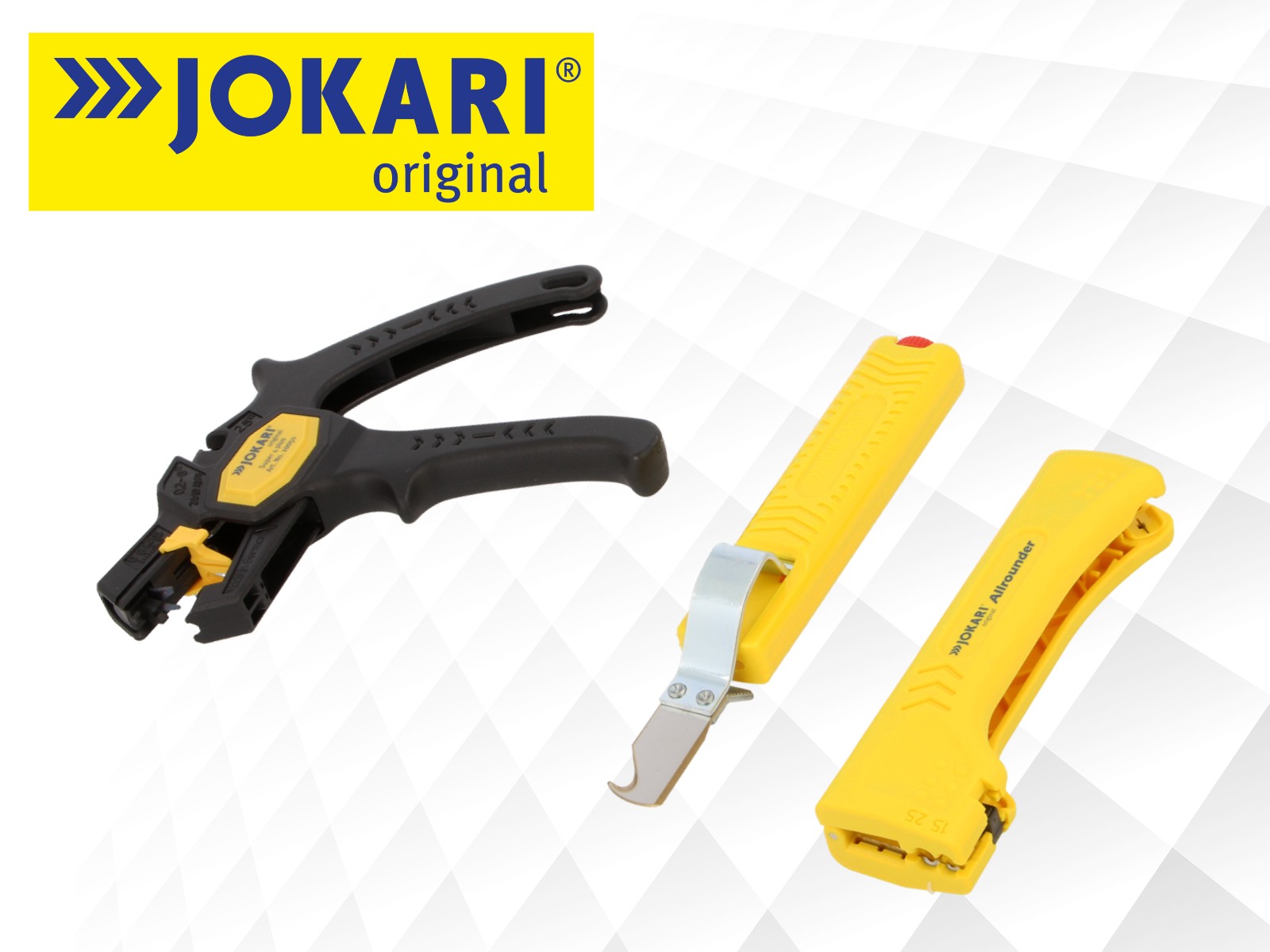 Cable and wire stripping set by JOKARI