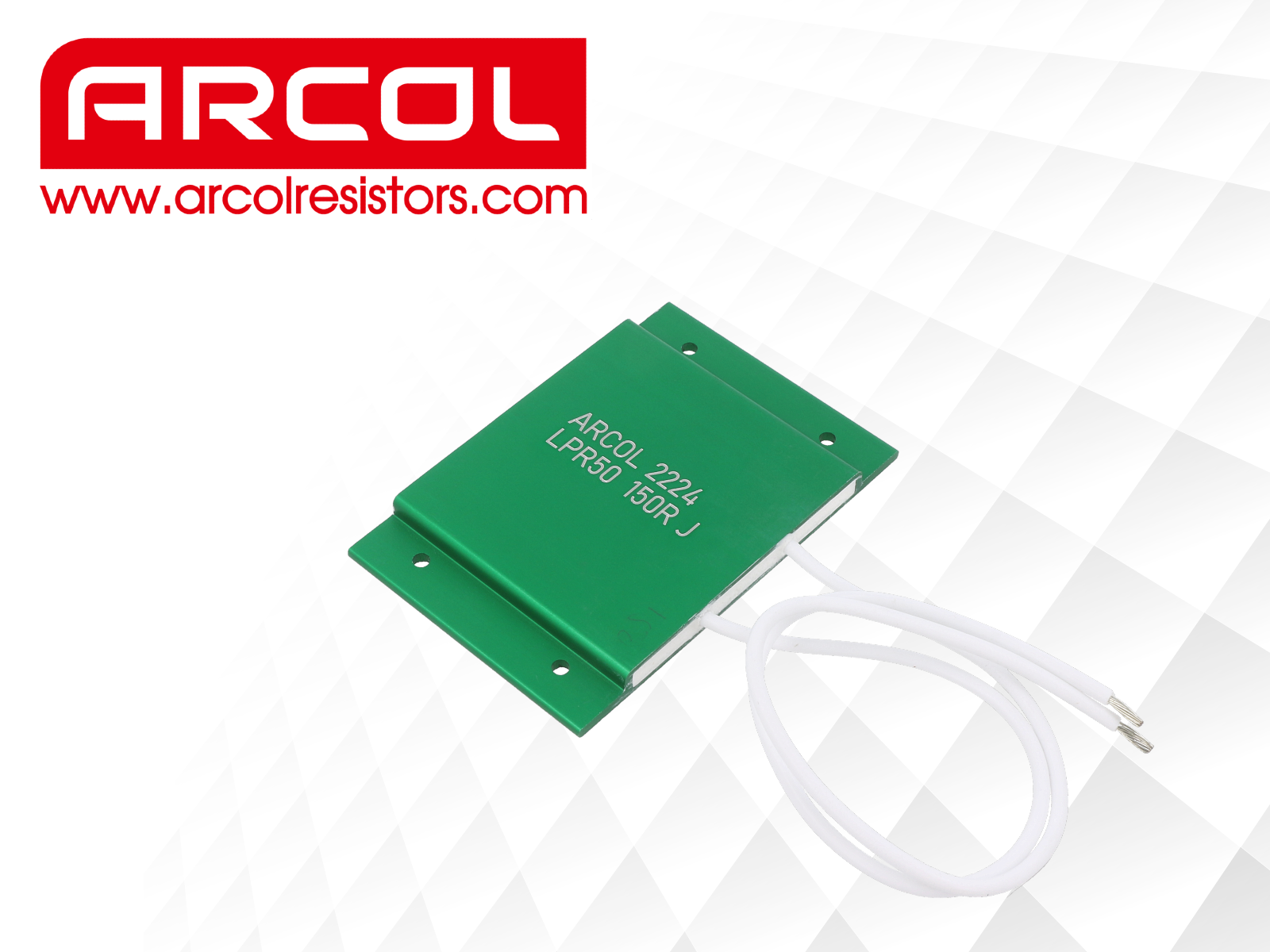 LPR series power resistors by ARCOL