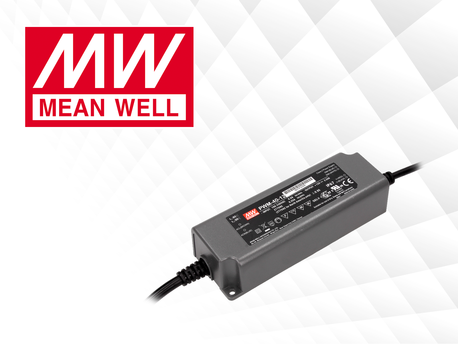 PWM LED drivers by Mean Well
