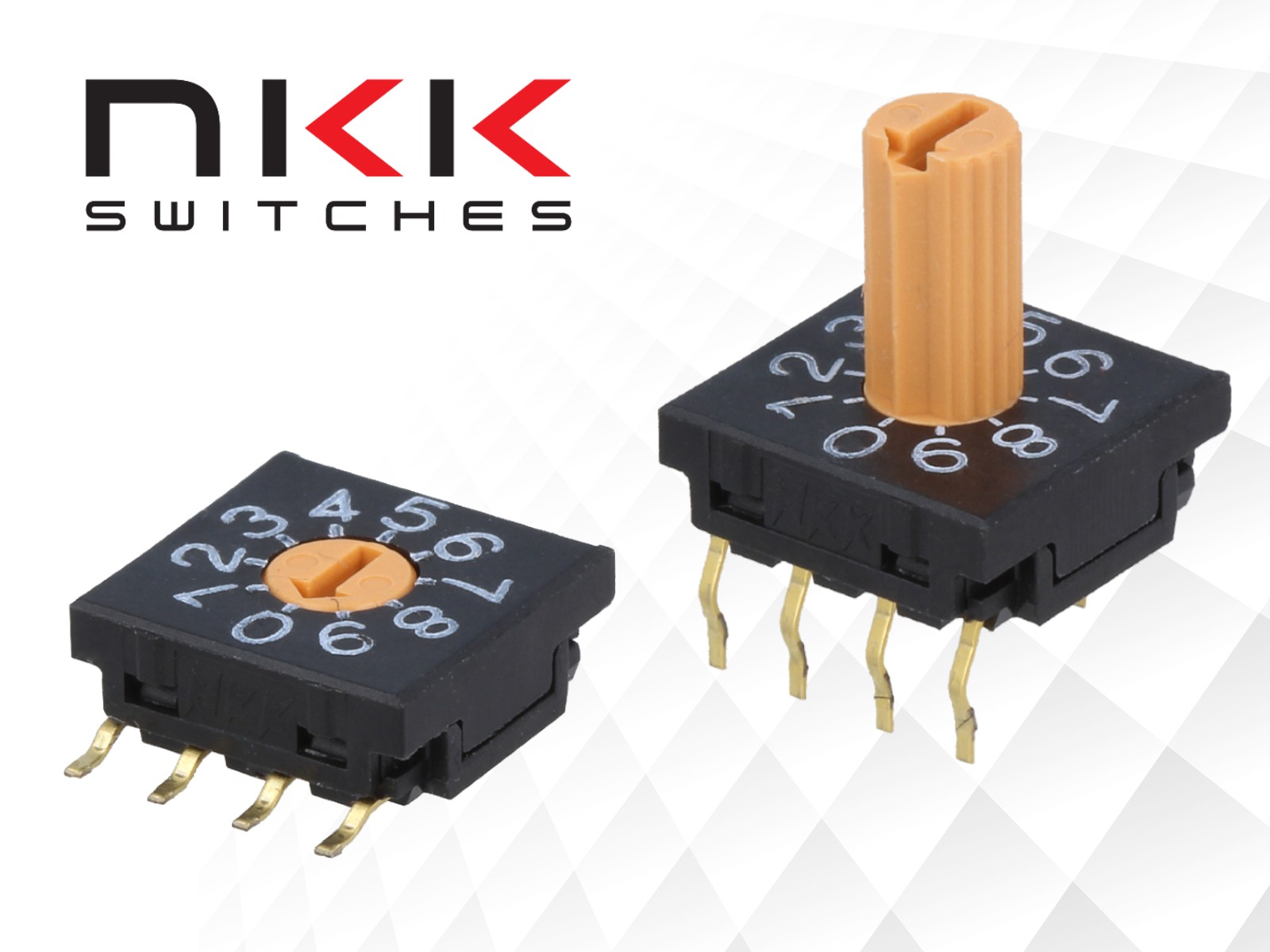 FR-series rotary encoder switches by NKK Switches