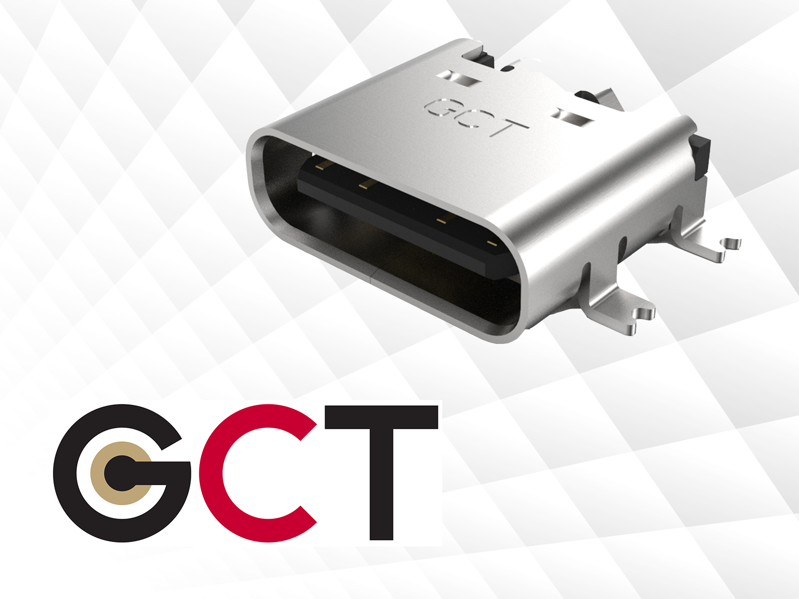 GCT品牌16 针USB-C端口
