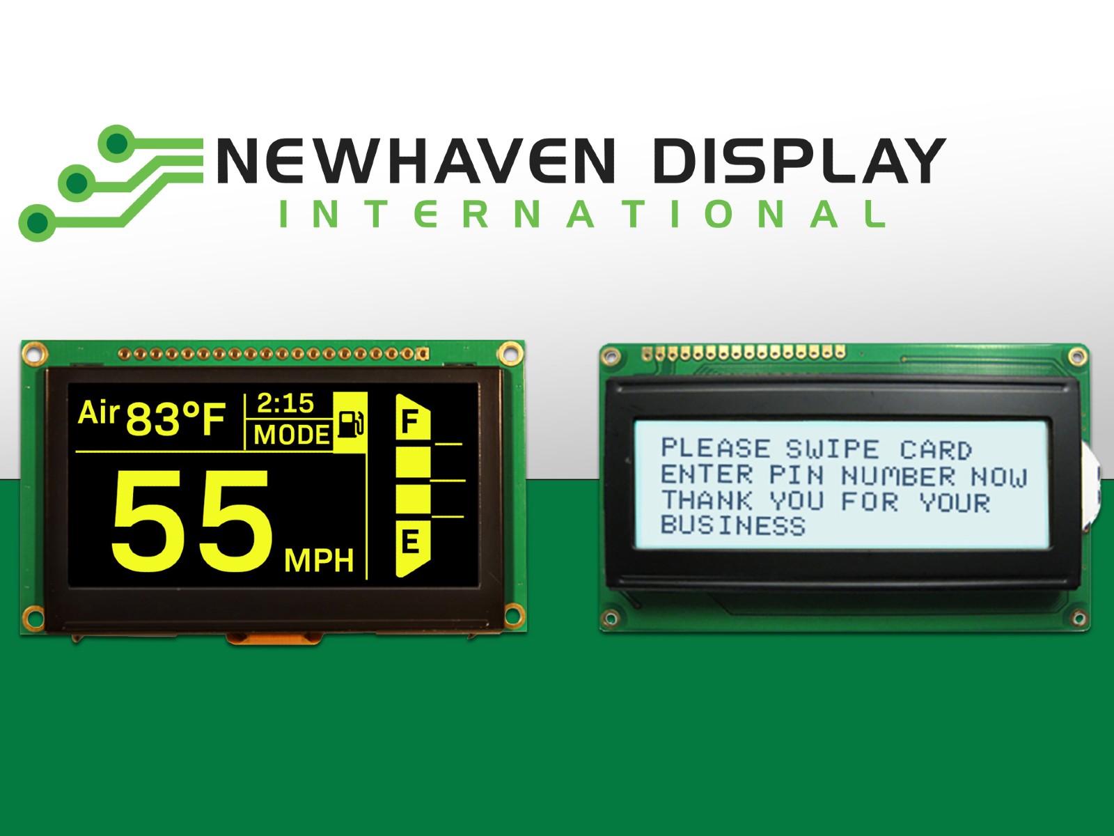 New range of optoelectronic components by Newhaven Display