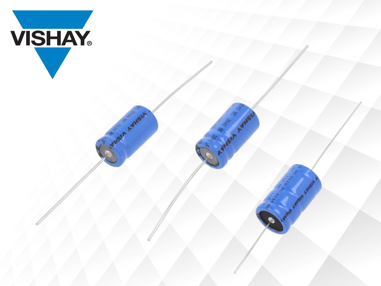 VISHAY axial electrolytic capacitors