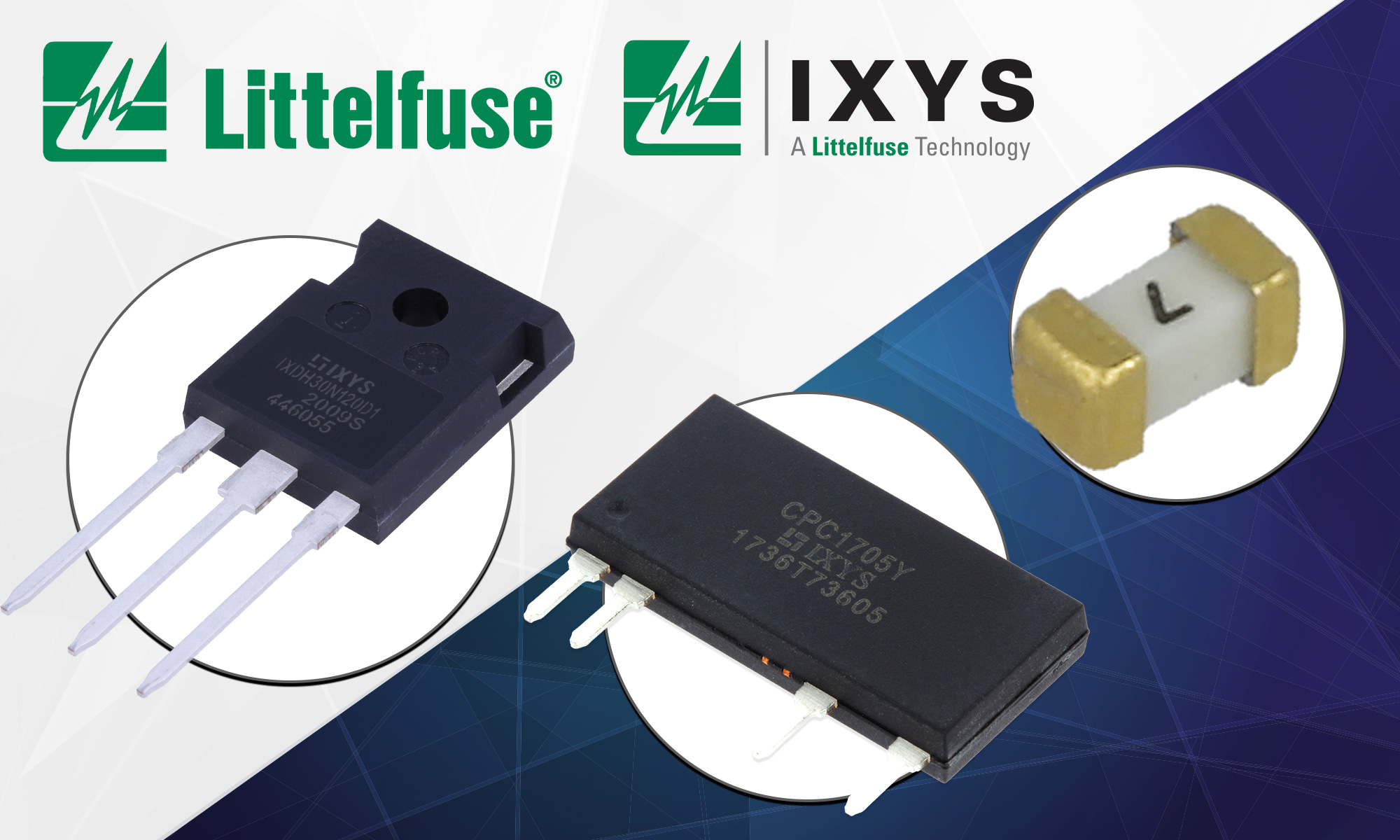 A preview of components by LITTELFUSE and IXYS