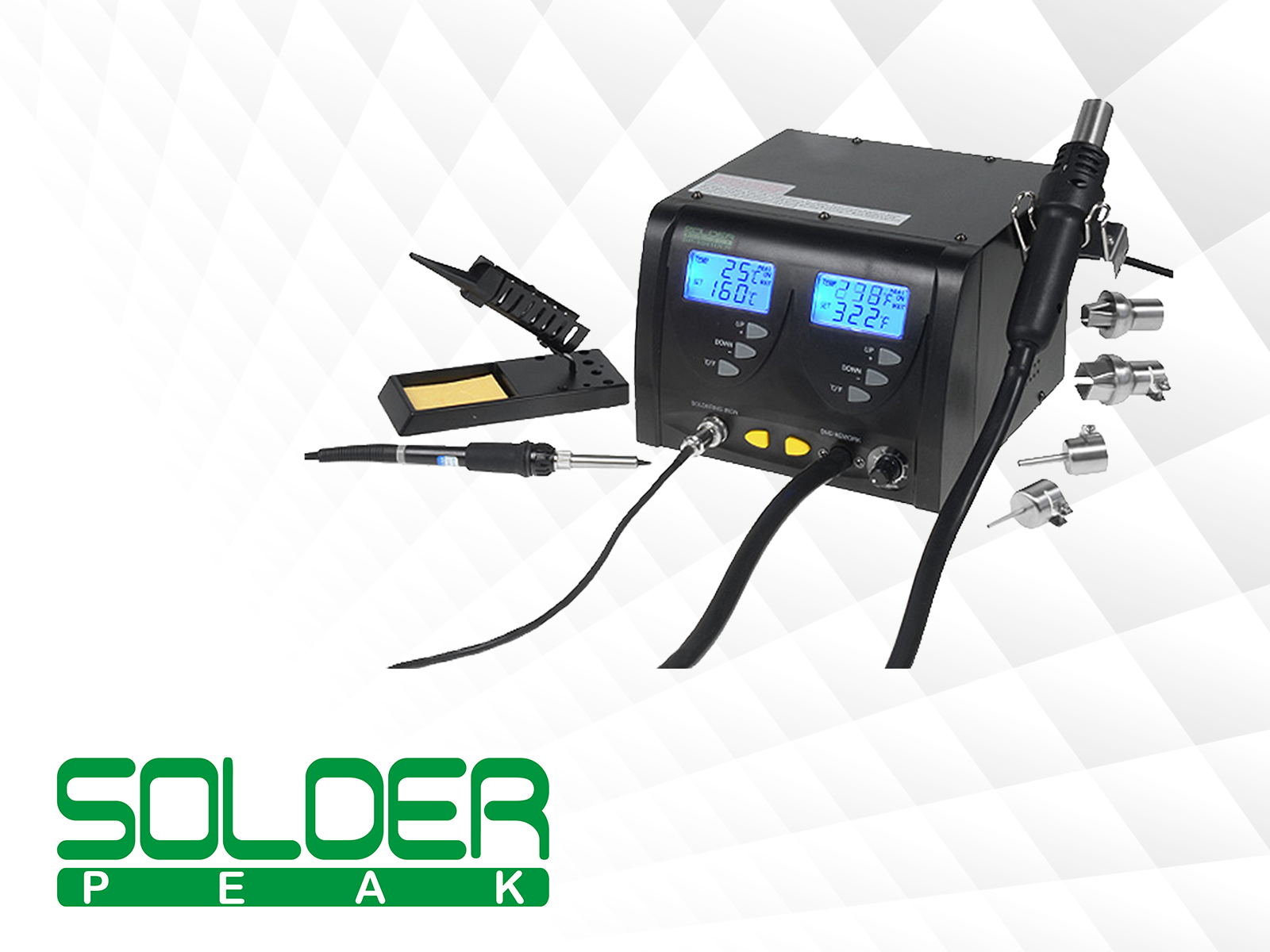 Solder Peak soldering and hot-air station