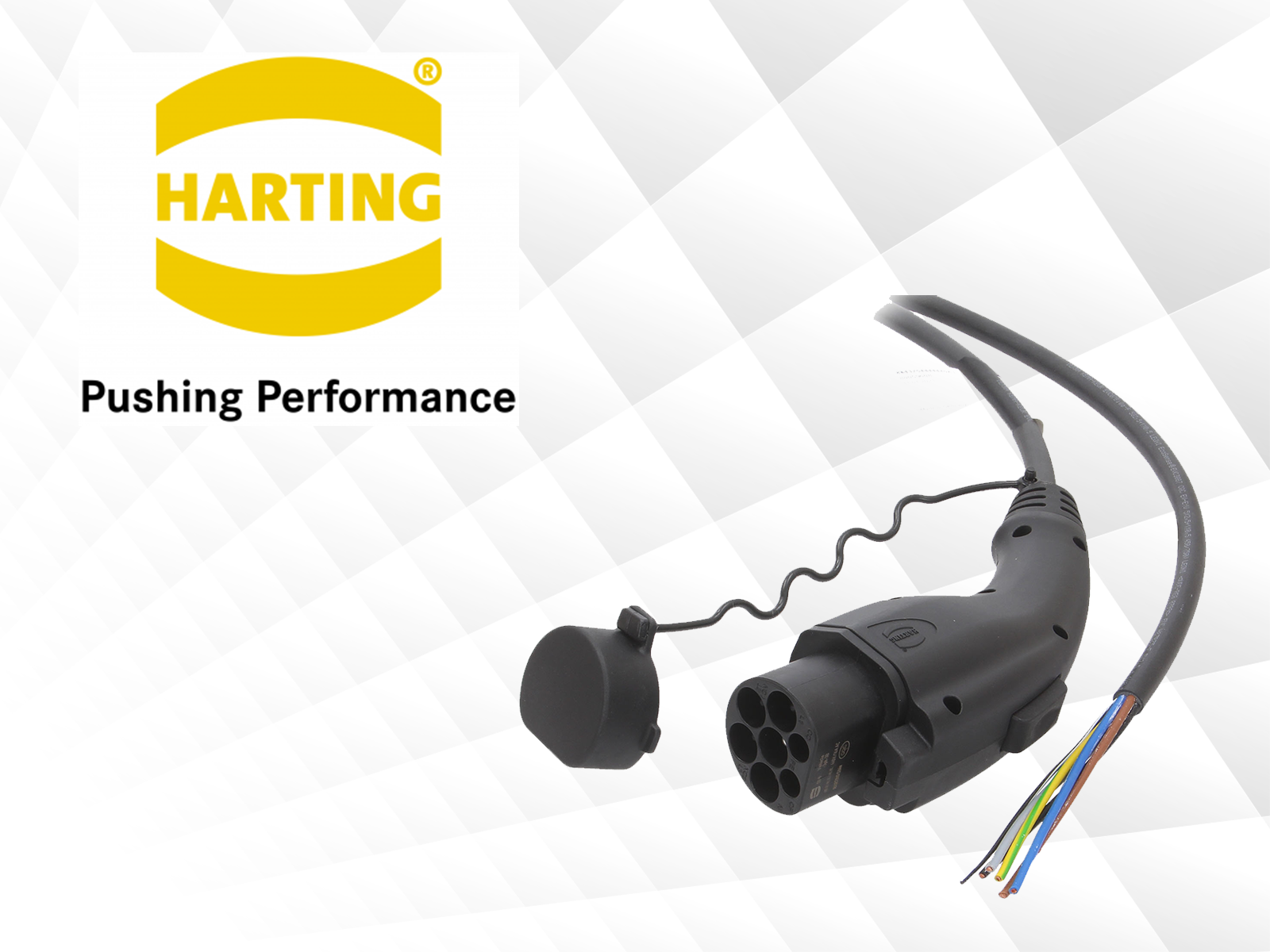 EV charging cables with GB/T connectors by HARTING